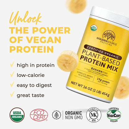 Banana - Organic Plant-Based Protein Mix