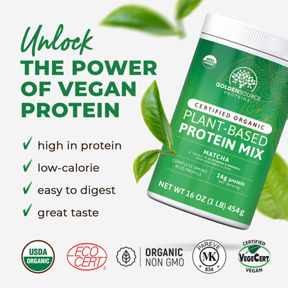 Matcha - Organic Plant-Based Protein Mix