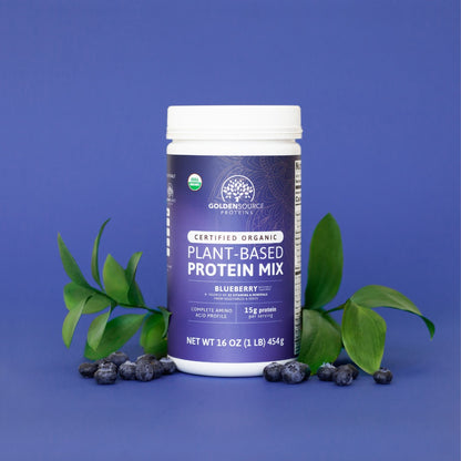 Blueberry-Açaï - Organic Plant-Based Protein Mix